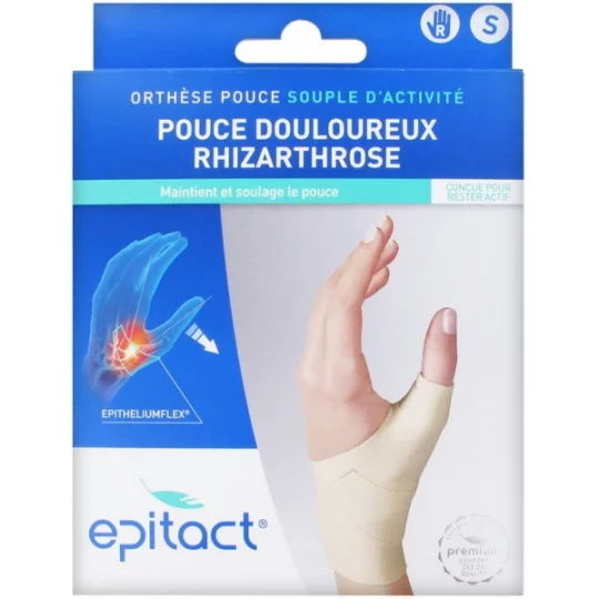 Epitact Orthèse Proprioceptive Souple Taille S Main Droite