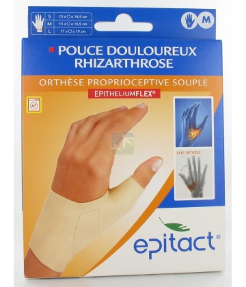 Epitact Orthèse Proprioceptive Souple Taille M Main Gauche