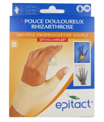 Epitact Orthèse Proprioceptive Souple Taille M Main Droite