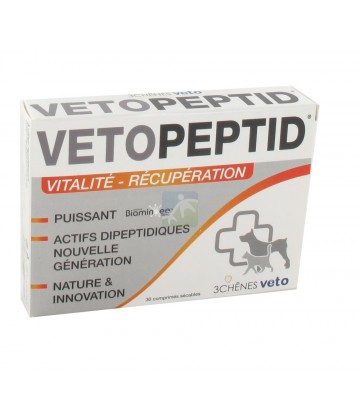 Les 3 Chênes Vetopeptid Vitalité récupération x 30
