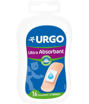 Urgo Pansements 3 Formats Ultra Absorbant x 16