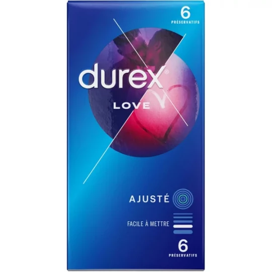 Durex Préservatifs Love x 6