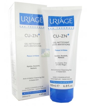 Uriage Cu-Zn+ Gel Nettoyant 200 ml