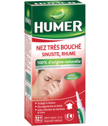 Humer Action Rapide Nez Très Bouché 15 ml