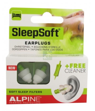 Alpine Sleepsoft Bouchons d'oreille Spécial Sleep Filters