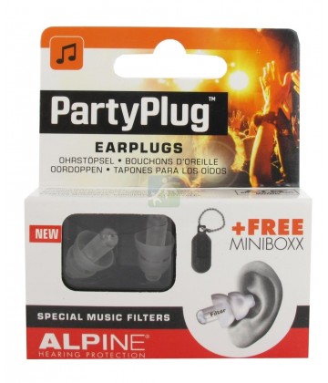 Alpine Partyplug Bouchons d'oreille Spécial Music Filters