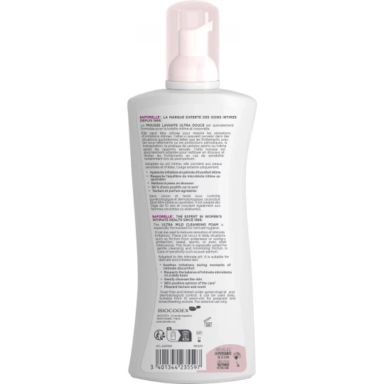 Saforelle Mousse Lavante Ultra Douce 250 ml - image 3