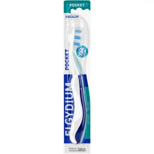 Elgydium Brosse à Dents Pocket Medium Turquoise - image 1