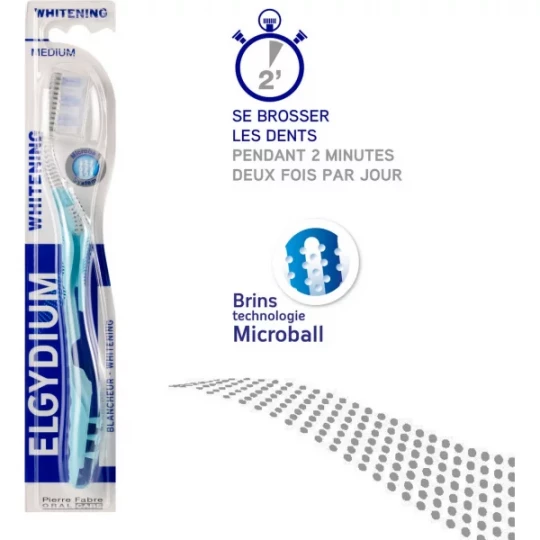 Elgydium Blancheur Brosse à Dents Medium - image 3