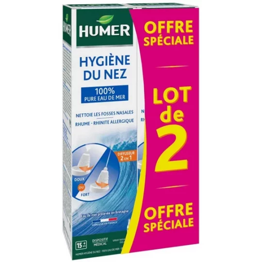 Humer Hygiène du Nez 100 % Eau de Mer Adulte