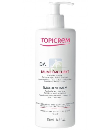 Topicrem DA Baume Emollient Visage et Corps 500 ml