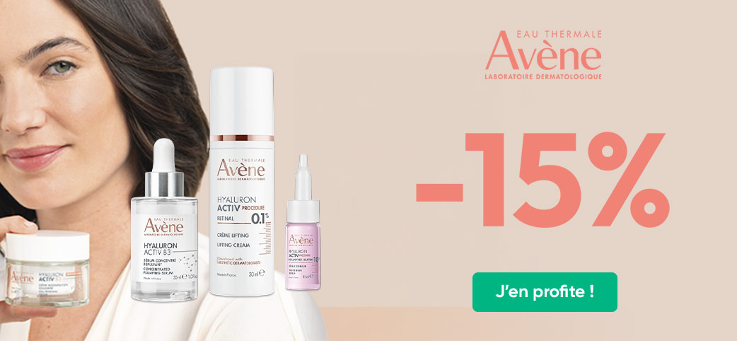 Profitez de 15% de réduction sur une sélection de produits Avène !