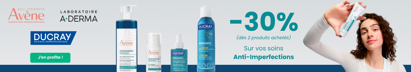 -20% dès 2 produits achetés sur une sélection anti-imperfections !