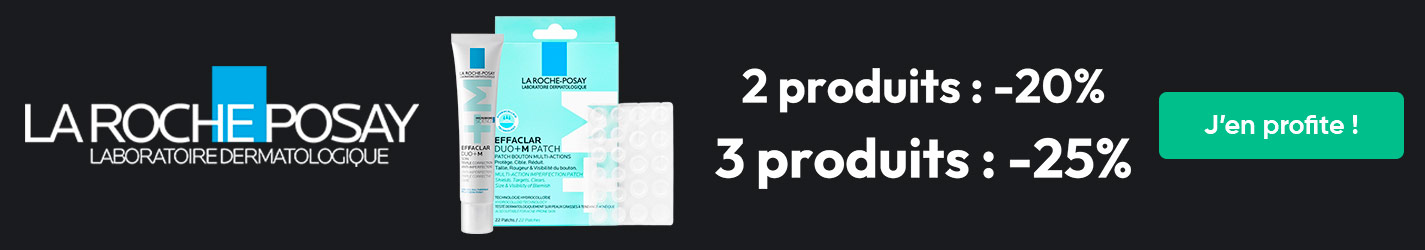 Jusqu'à -25% sur des produits Effaclar !