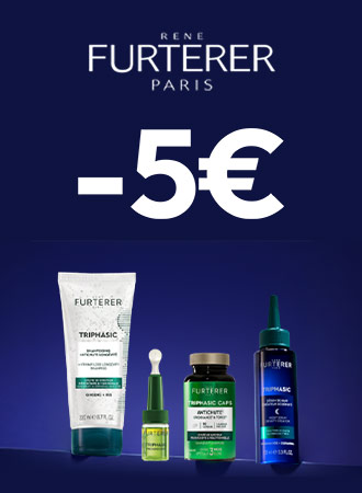 Profitez de 5€ de réduction sur une sélection de produits Furterer !