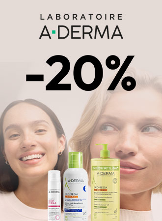  Bénéficiez de 20% de remise sur une sélection de produits A-Derma !
