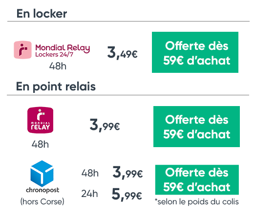 Livraison France Métropolitaine